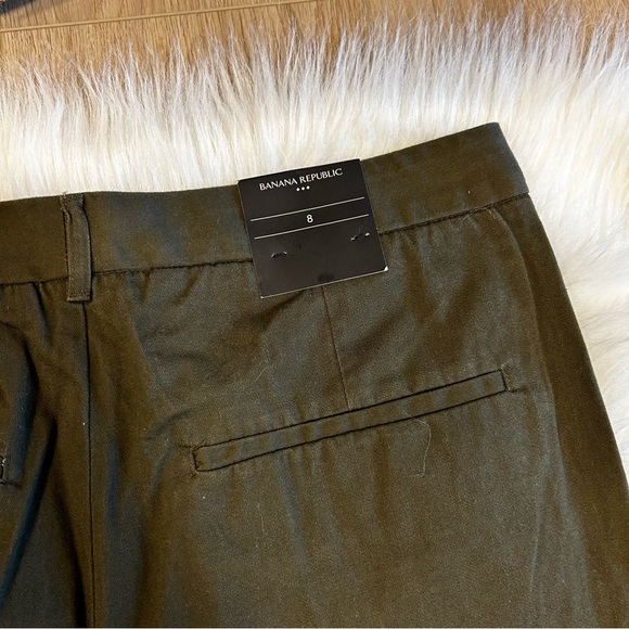 New Banana Republic Green Flare Pants Size 8 - Picture 5 of 10